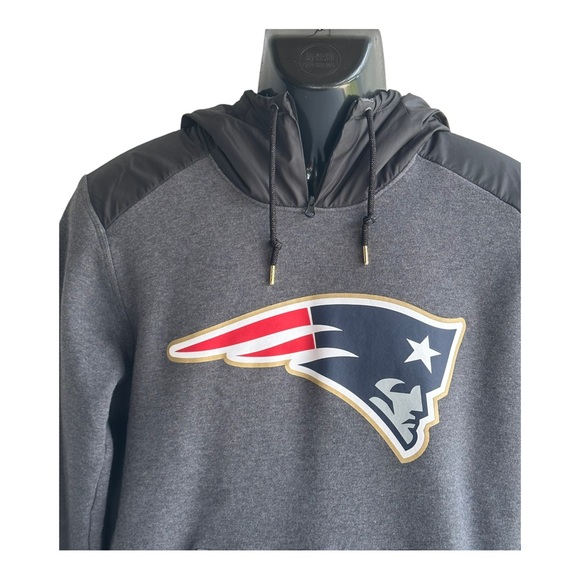 MENS NIKE NEW ENGLAND PATRIOTS NFL 50TH GOLD COLLECTION HOODIE 
SWEATSH…‎ - Picture 4 of 17